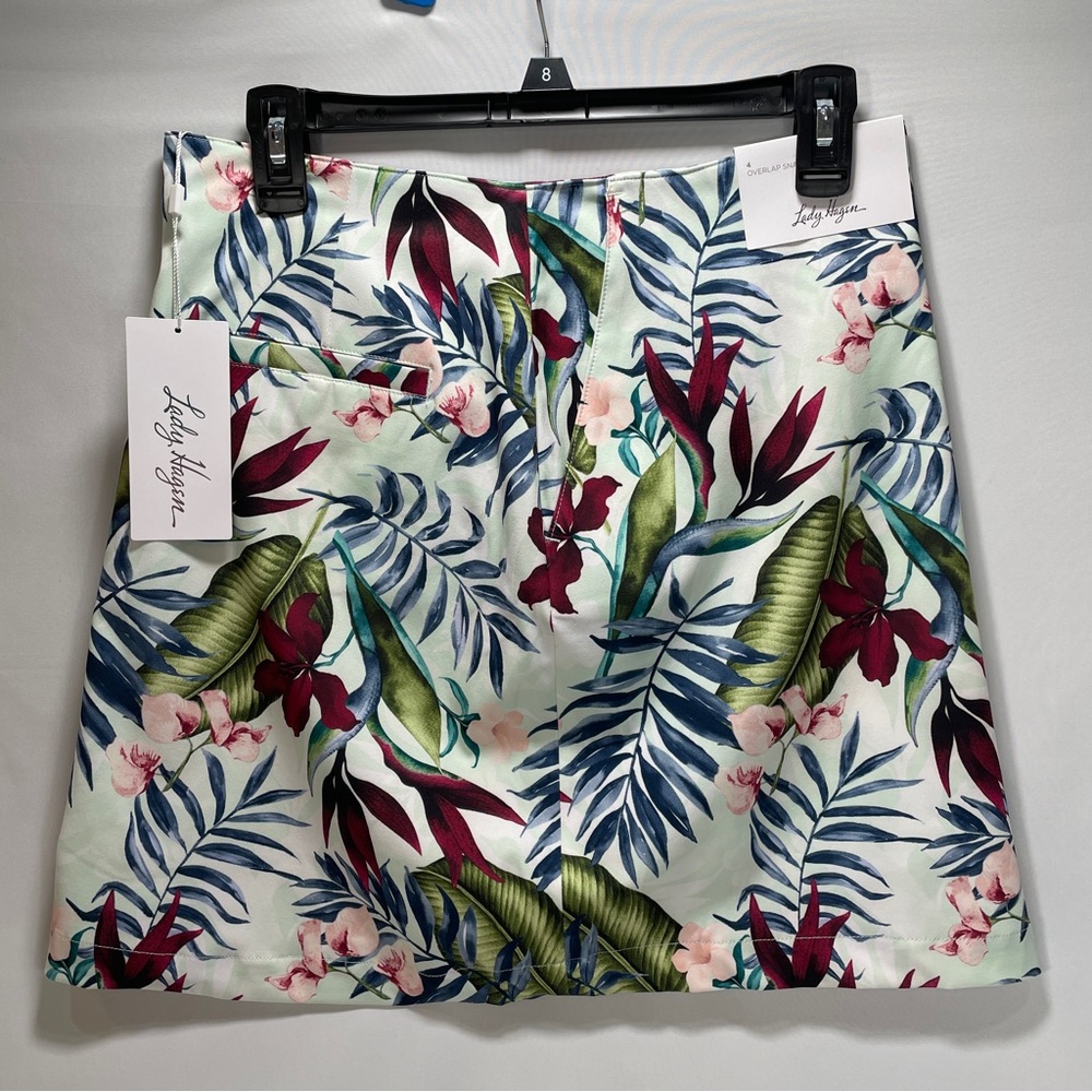 NWT Ready to ship Womens Lady Hagen size 4 16" inseam Palm Overlap Golf Skort - Picture 7 of 8